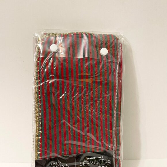 Kim Seybert Living Set of 4 Napkins Cotton 21 Inch - Picture 4 of 15